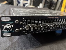 Peavey 215 Graphic EQ Stereo Graphic Equaliser Unit Used For Band DJ Live PA