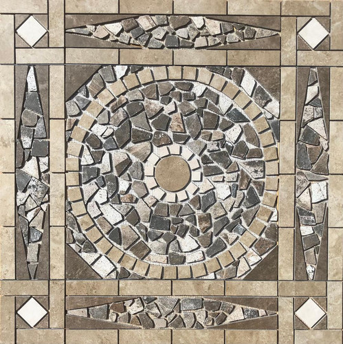 Tile medallion - 36", x