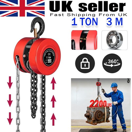 Ton chain hoist block and - hoist,