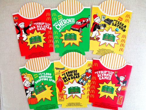 Mcdonald monopoly frech - monopoly,