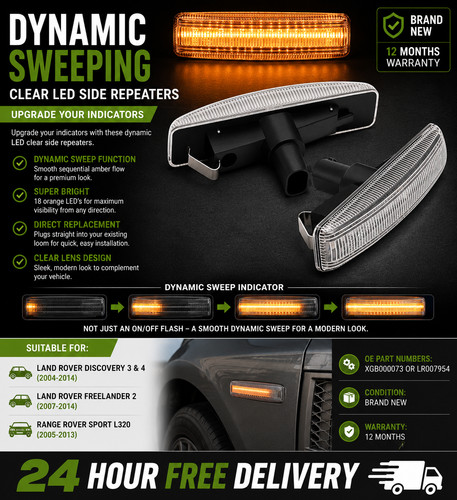 New dynamic led side - side, repeaters