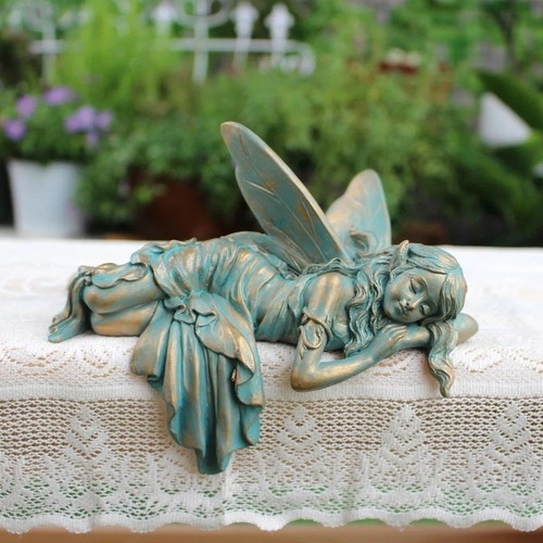 Flower fairy resin statue - fairy,