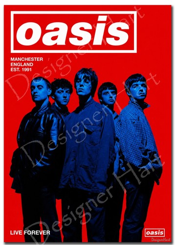 Oasis poster print original - poster, /