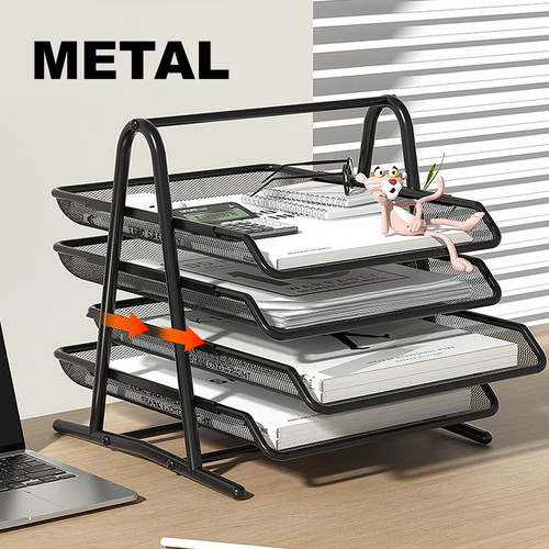 Tier office filing trays - 4,