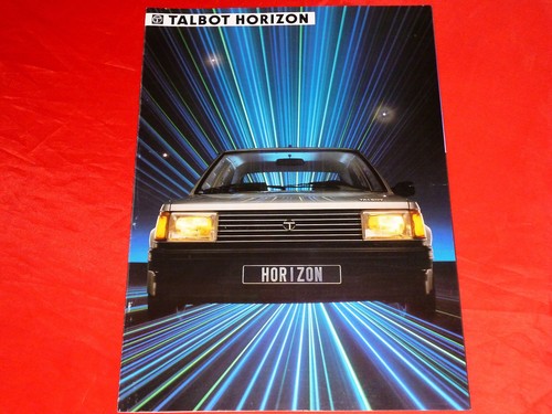 1984 talbot horizon - horizon, ex