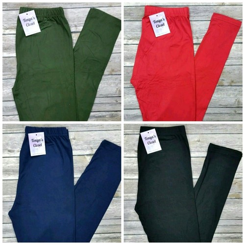 Solid leggings buttery soft - buttery,