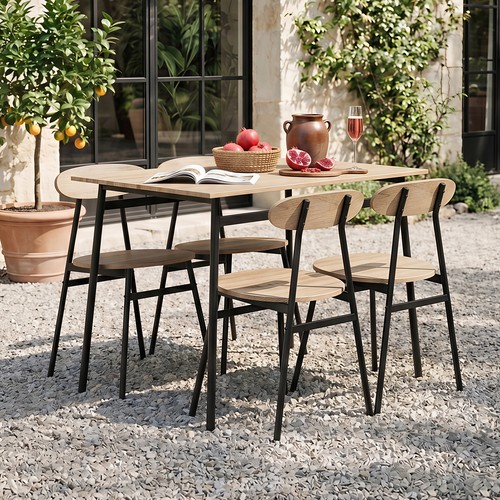 Piece dining table - 5, and