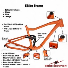 29er Ebike Frame for 2000w