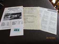 Vintage Scalextric  Paperwork