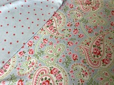 IKEA Cath Kidston Rosali duvet cover blue rose paisley polka dot