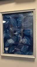 Quirky unique blue abstract - quirky,