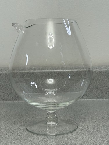 Large clear glass brandy - clear,