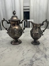 1950 Hand Hammered SilverPlate