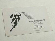 David Bowie Signed 1993 Isolar