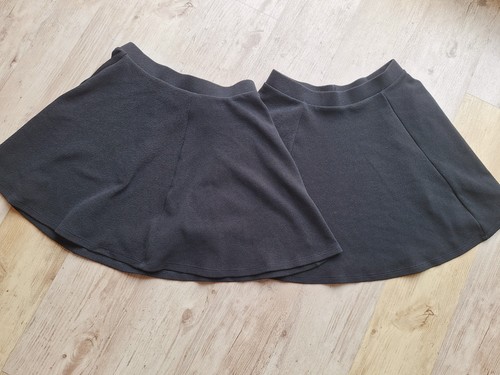Two black flared school - black,