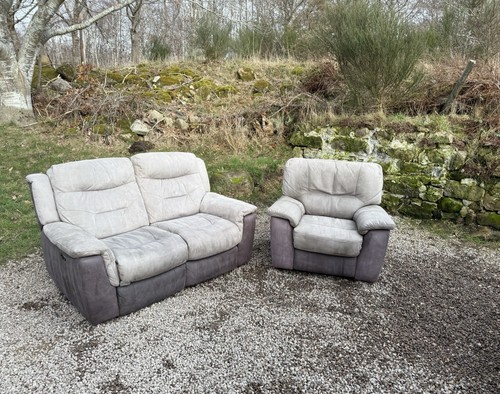Reclining dfs grey - grey, seater