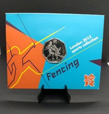  2011 50p Fencing Carded
