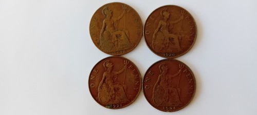 Kgv old british coins - kgv, 4