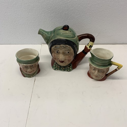 Beswick tea pot people - tea, set