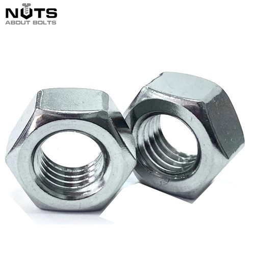 Hex full nuts bzp bright - hex,
