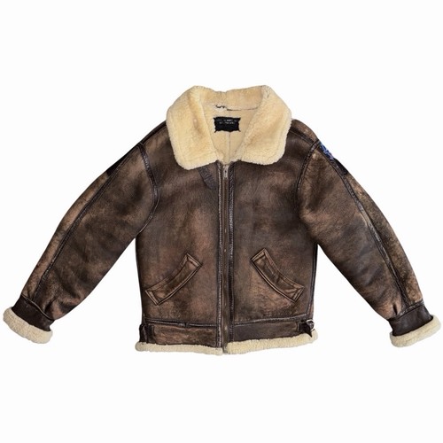 Vintage aviator sheepskin - vintage,