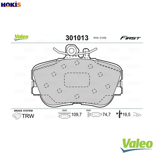 Brake pad set disc - brake,