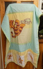 DISNEY BABY STORE Cot Bedding Padded Cover, Winnie Pooh Cotton 50' X 45' VGC