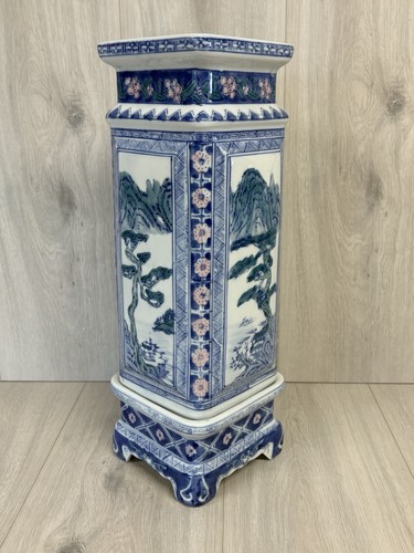 Vintage chinoiserie blue and - vintage,