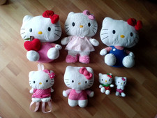 Sanrio Hello Kitty Soft Plush Toy Retired Bundle Build A Bear x 7 Squishmallows