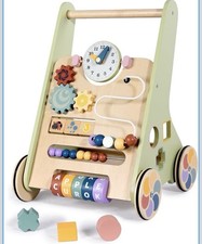 LOL-FUN Wooden Baby Walker