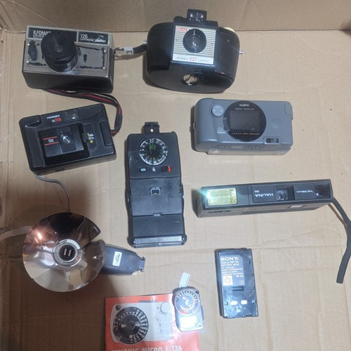 Job lot vintage cameras - job, 9