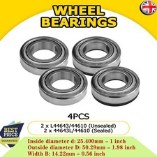 4x TRAILER WHEEL BEARINGS