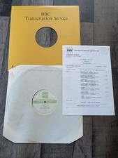 The Charlatans / House Of Love BBC Transcription Disc LP Ultra Rate Inc A4 Info