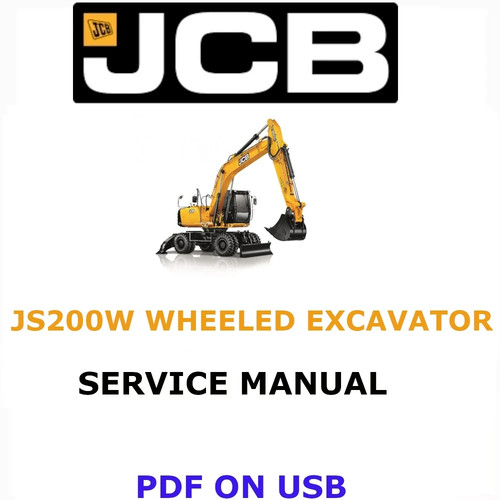 Jcb js200w wheeled - wheeled, excavator