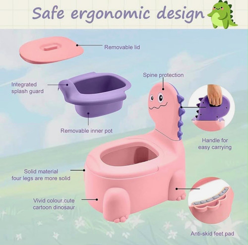 Dinosaur potty seat - dinosaur,