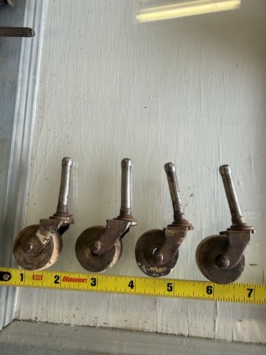 Vintage wood wheels - 4,