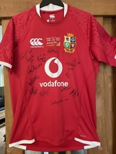 16 signed former England & Irish Lions Canterbury Rugby Shirt