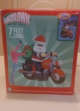 Gemmy 2006 7ft Long Santa On