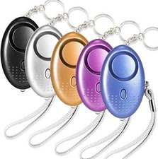 Emergency Personal Alarm Keychain 140DB with LED – Self-Defense Safety Siren for