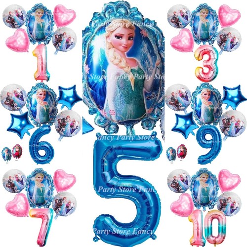 Frozen balloons elsa birthday - balloons,
