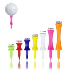 Golf Tees Plastic Castle Golf Tees Durable & Height Control |All Sizes & Colours