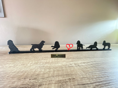 Modern plastic figurine dog - figurine,
