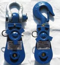 Heavy Duty Winch Snatch Block 3" - 16" (Lifting Pulley Swivel Shackle or Hook)