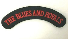 Modern The Blues & Royals Cloth Shoulder Badge Patch genuine 