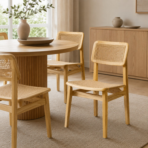 Natural rattan cane - cane, dining