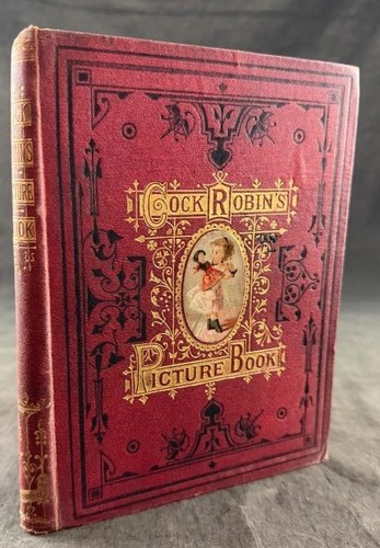 C1874 cock robin picture - cock,