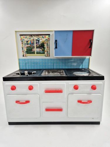 Tin toy doll kitchen - toy,