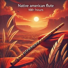 Native american indian - indian, flute