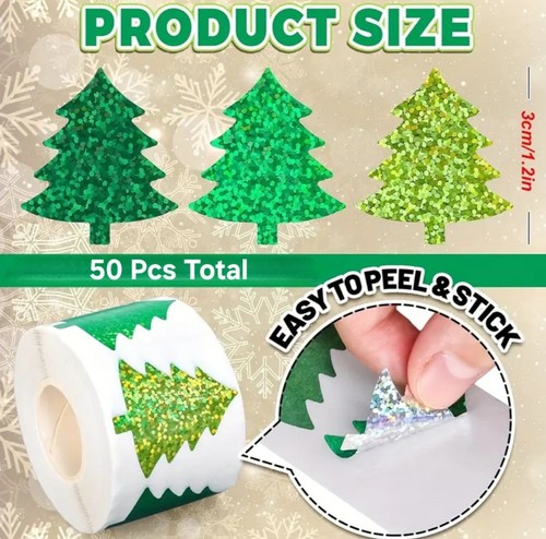 50x christmas tree holographic - 50x,
