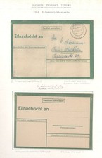 Dt. field post 2nd WW2, 2